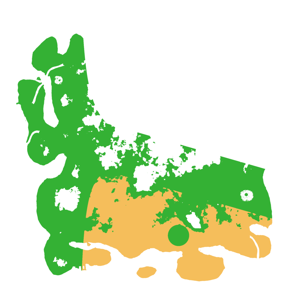 Biome Rust Map: Procedural Map, Size: 3800, Seed: 157990