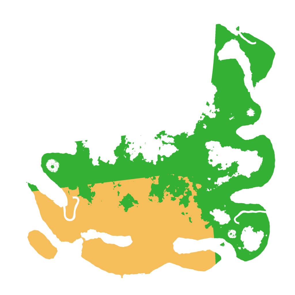 Biome Rust Map: Procedural Map, Size: 3500, Seed: 11094927