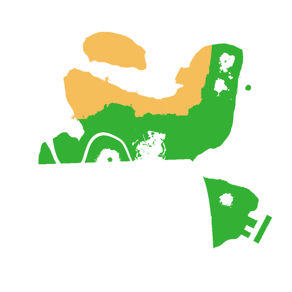 Biome Rust Map: Procedural Map, Size: 2000, Seed: 992213