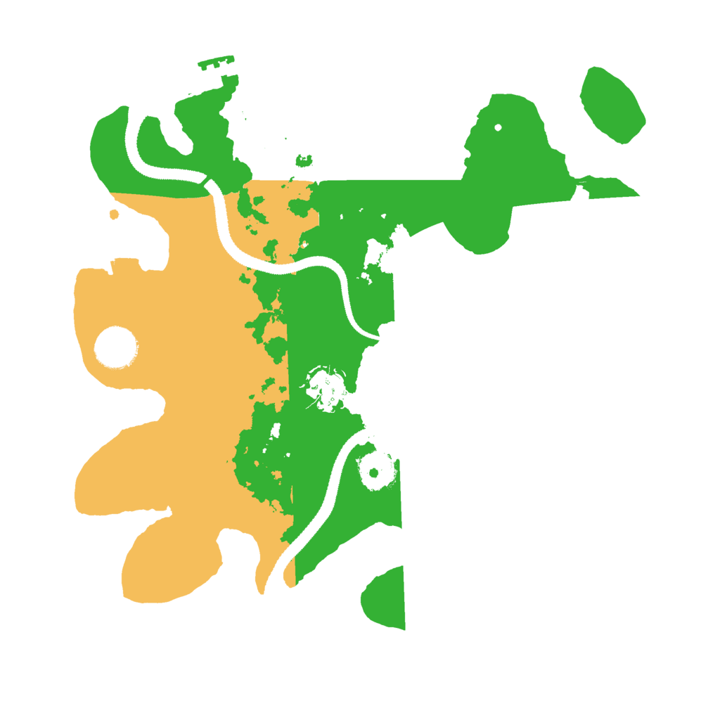 Biome Rust Map: Procedural Map, Size: 3000, Seed: 47366