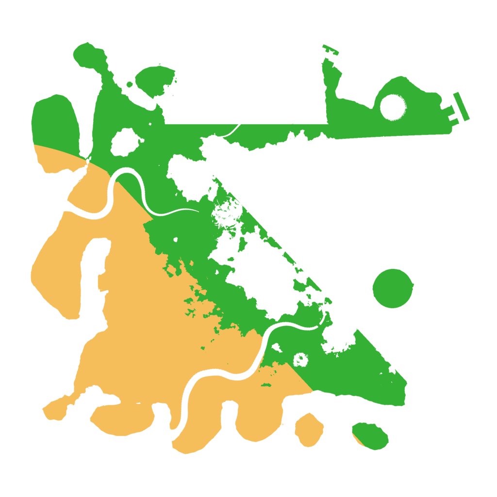 Biome Rust Map: Procedural Map, Size: 3400, Seed: 78878787