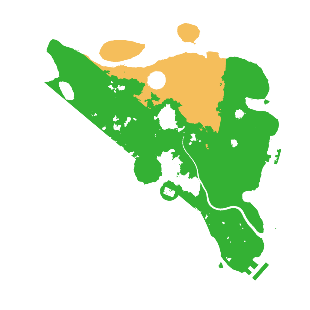 Biome Rust Map: Procedural Map, Size: 3000, Seed: 37448910