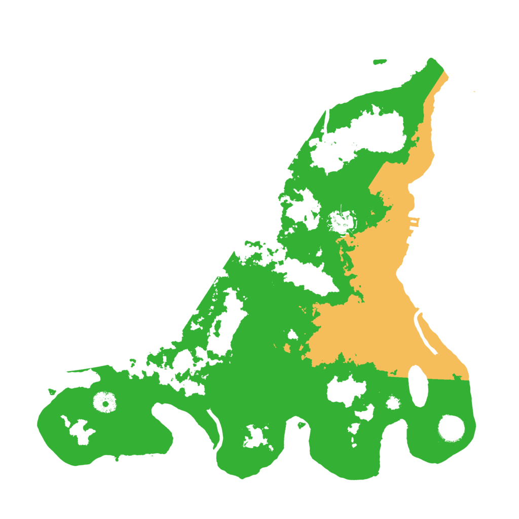Biome Rust Map: Procedural Map, Size: 3500, Seed: 78297037