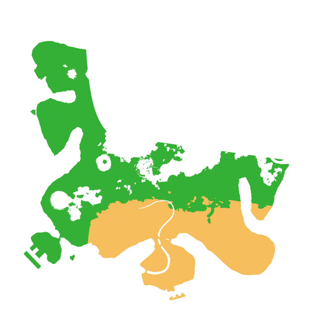 Biome Rust Map: Procedural Map, Size: 3000, Seed: 578924613