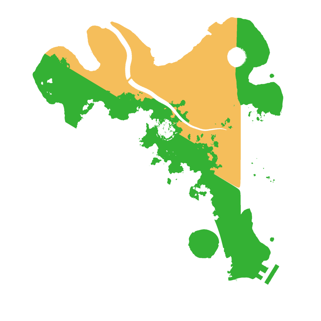 Biome Rust Map: Procedural Map, Size: 3000, Seed: 135656