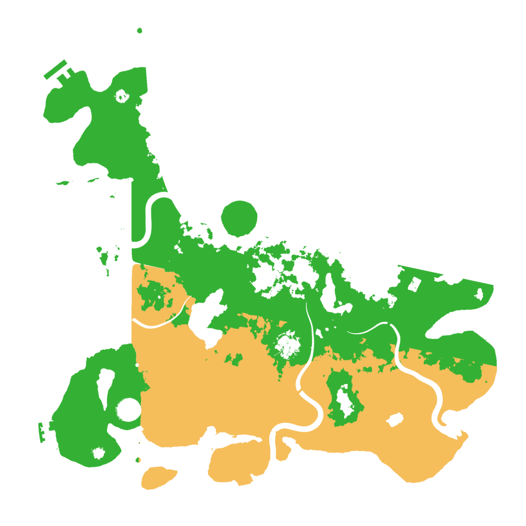 Biome Rust Map: Procedural Map, Size: 4000, Seed: 12021996