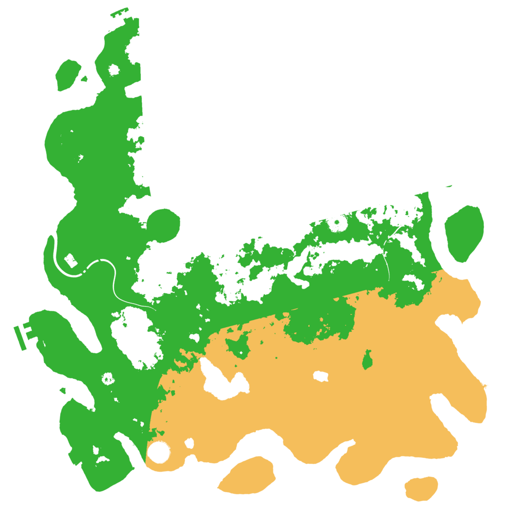 Biome Rust Map: Procedural Map, Size: 4250, Seed: 108918