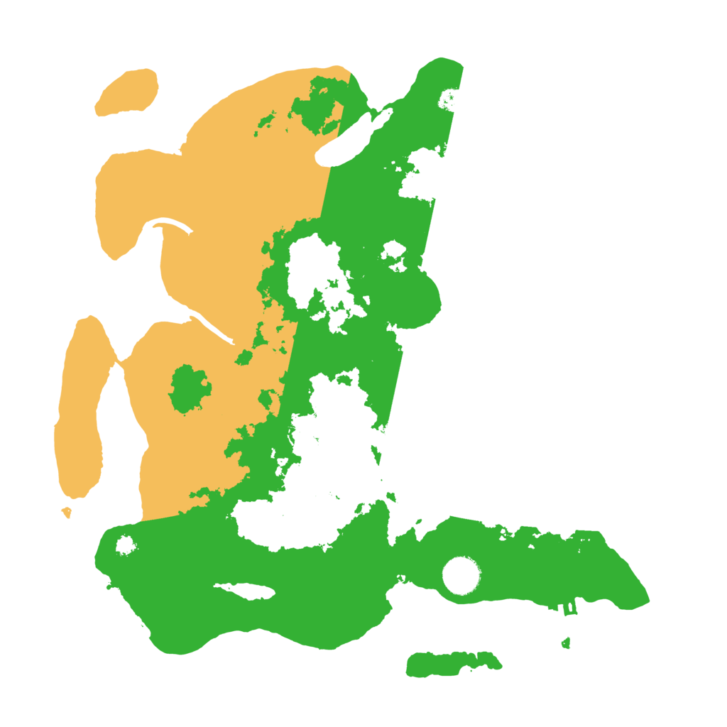 Biome Rust Map: Procedural Map, Size: 3400, Seed: 14592