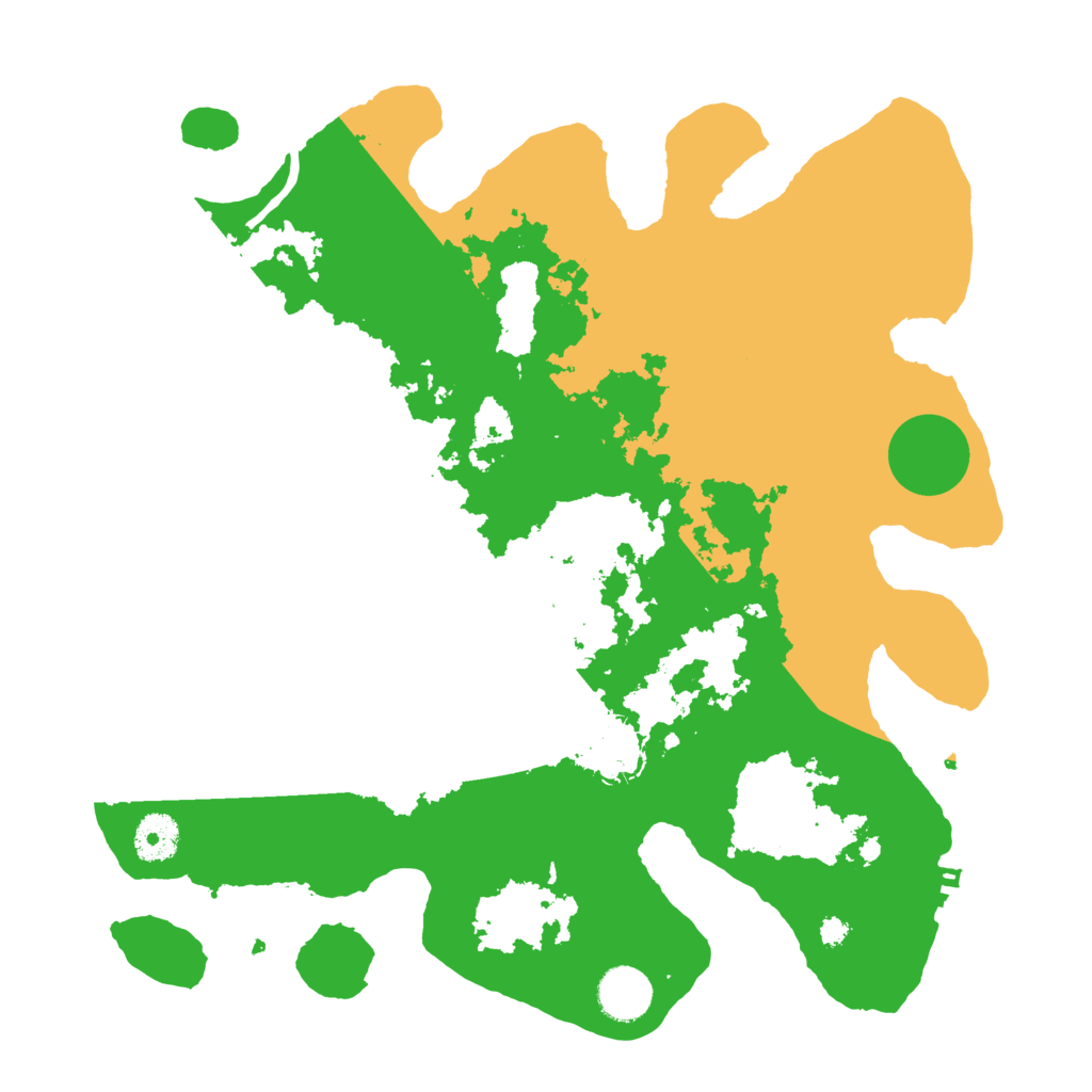 Biome Rust Map: Procedural Map, Size: 3550, Seed: 208310