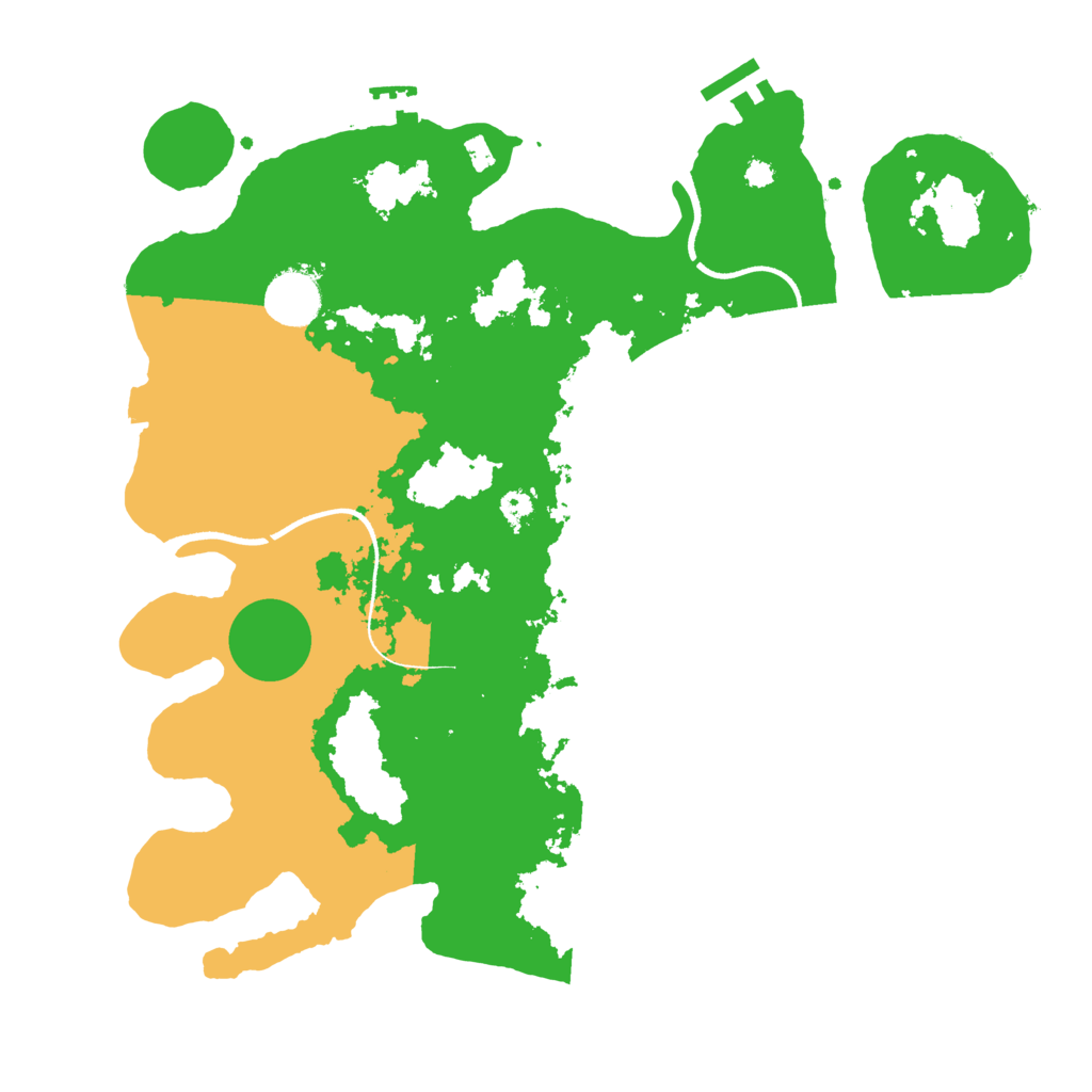 Biome Rust Map: Procedural Map, Size: 3500, Seed: 1835882269