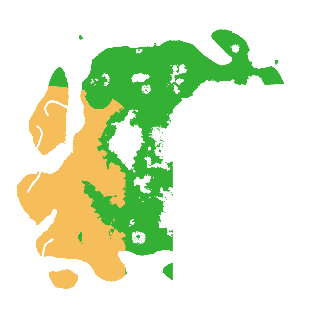 Biome Rust Map: Procedural Map, Size: 3500, Seed: 89583798