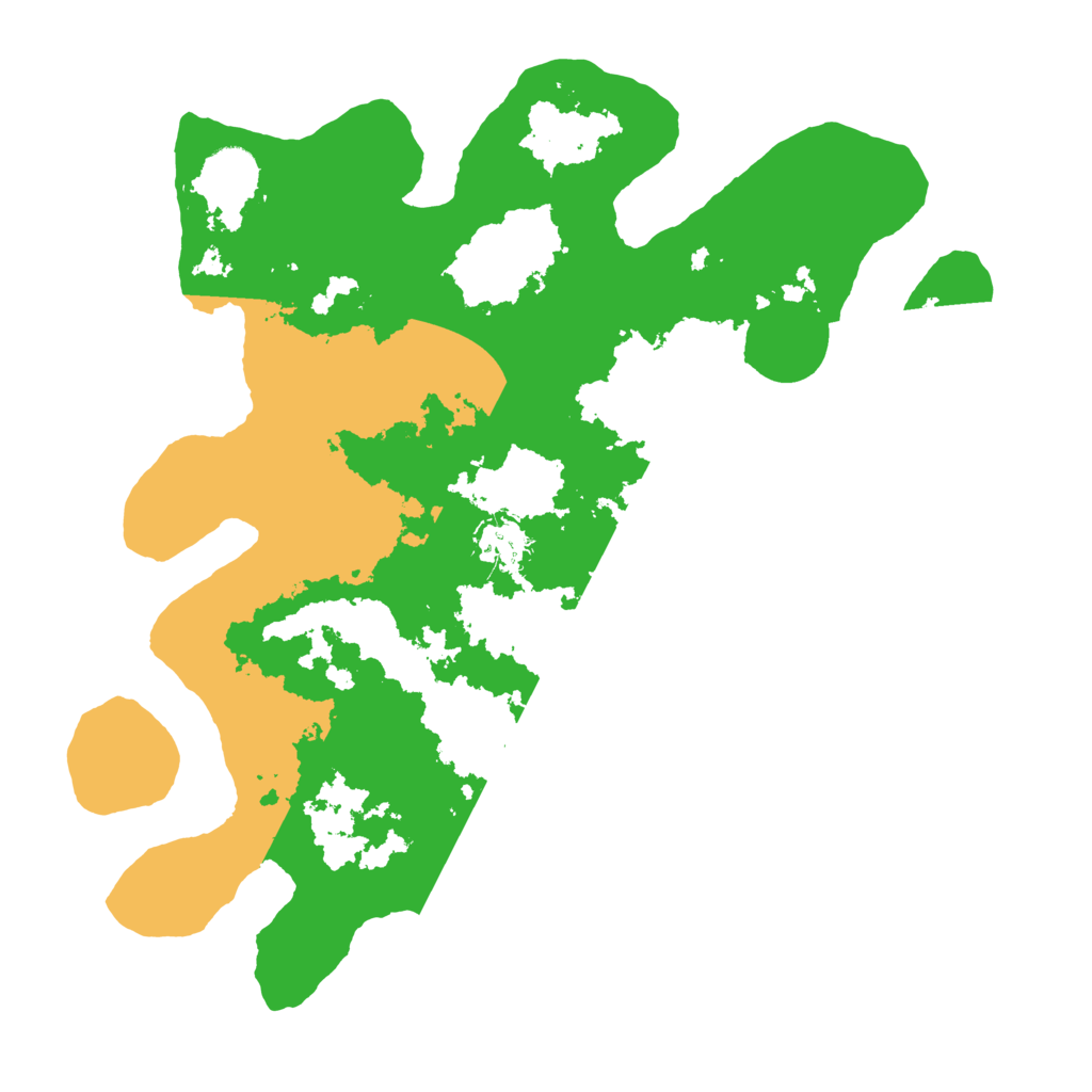 Biome Rust Map: Barren, Size: 3550, Seed: 50673