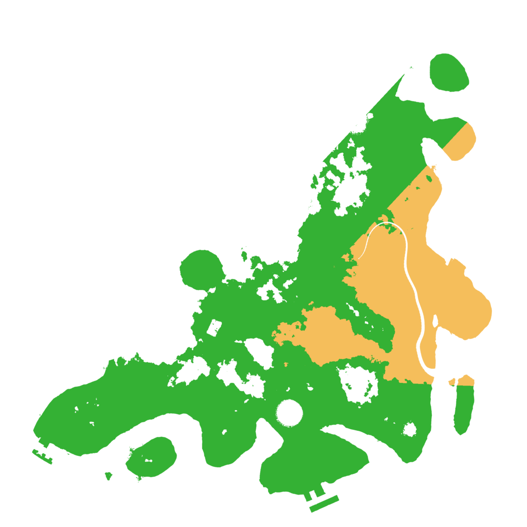 Biome Rust Map: Procedural Map, Size: 3500, Seed: 1779692432