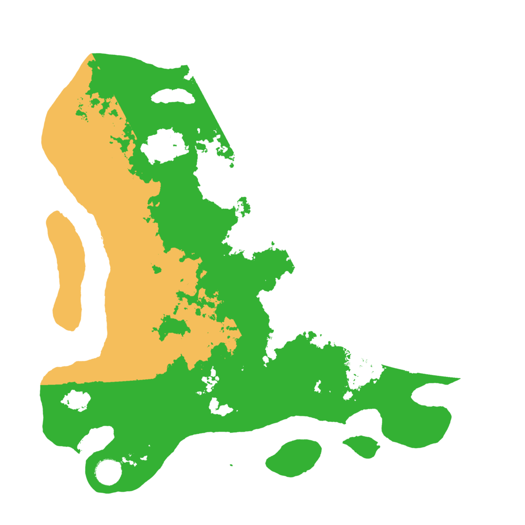 Biome Rust Map: Barren, Size: 3550, Seed: 133468