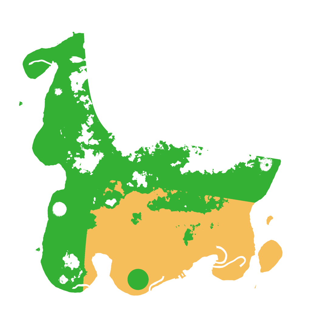 Biome Rust Map: Procedural Map, Size: 3900, Seed: 68530055
