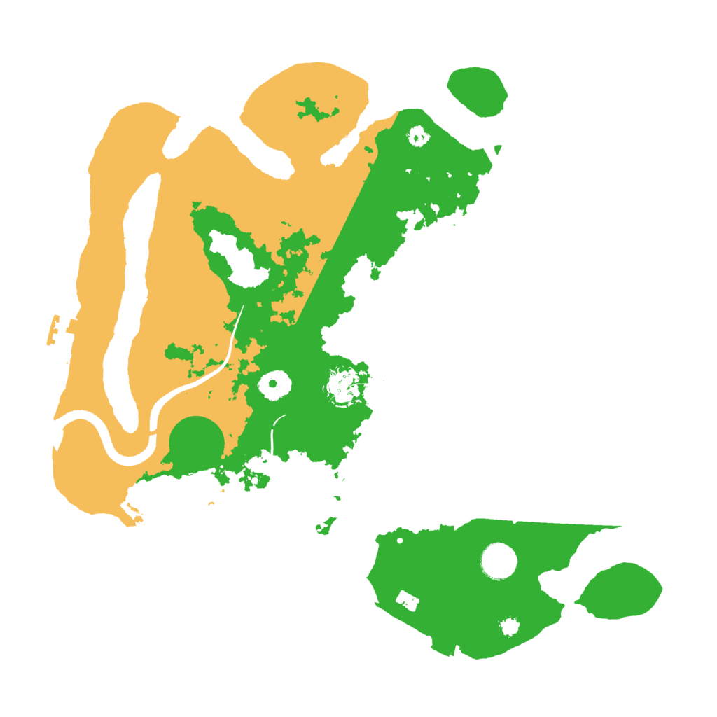 Biome Rust Map: Procedural Map, Size: 3500, Seed: 1857755830
