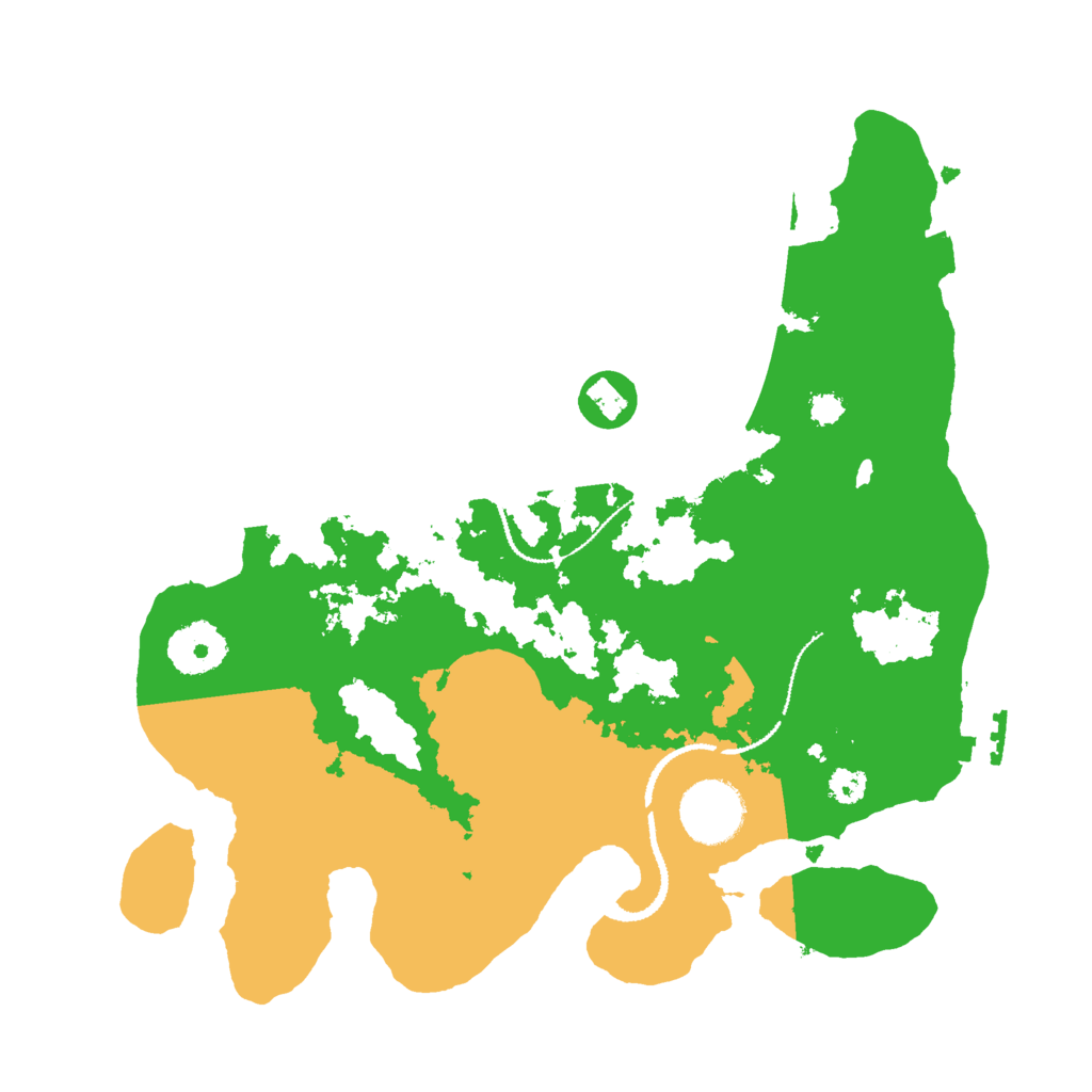 Biome Rust Map: Procedural Map, Size: 3000, Seed: 305778