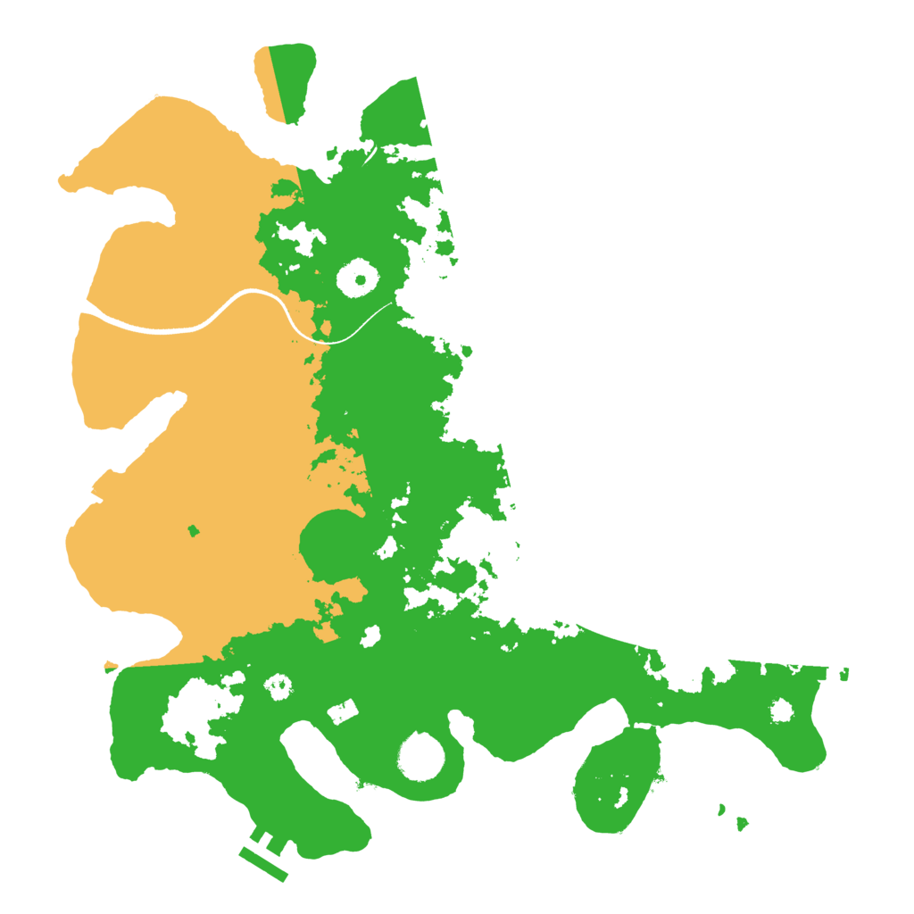 Biome Rust Map: Procedural Map, Size: 3500, Seed: 516944048