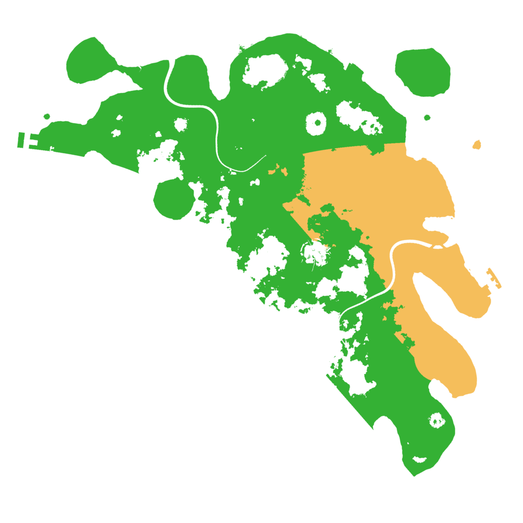 Biome Rust Map: Procedural Map, Size: 3500, Seed: 474814336