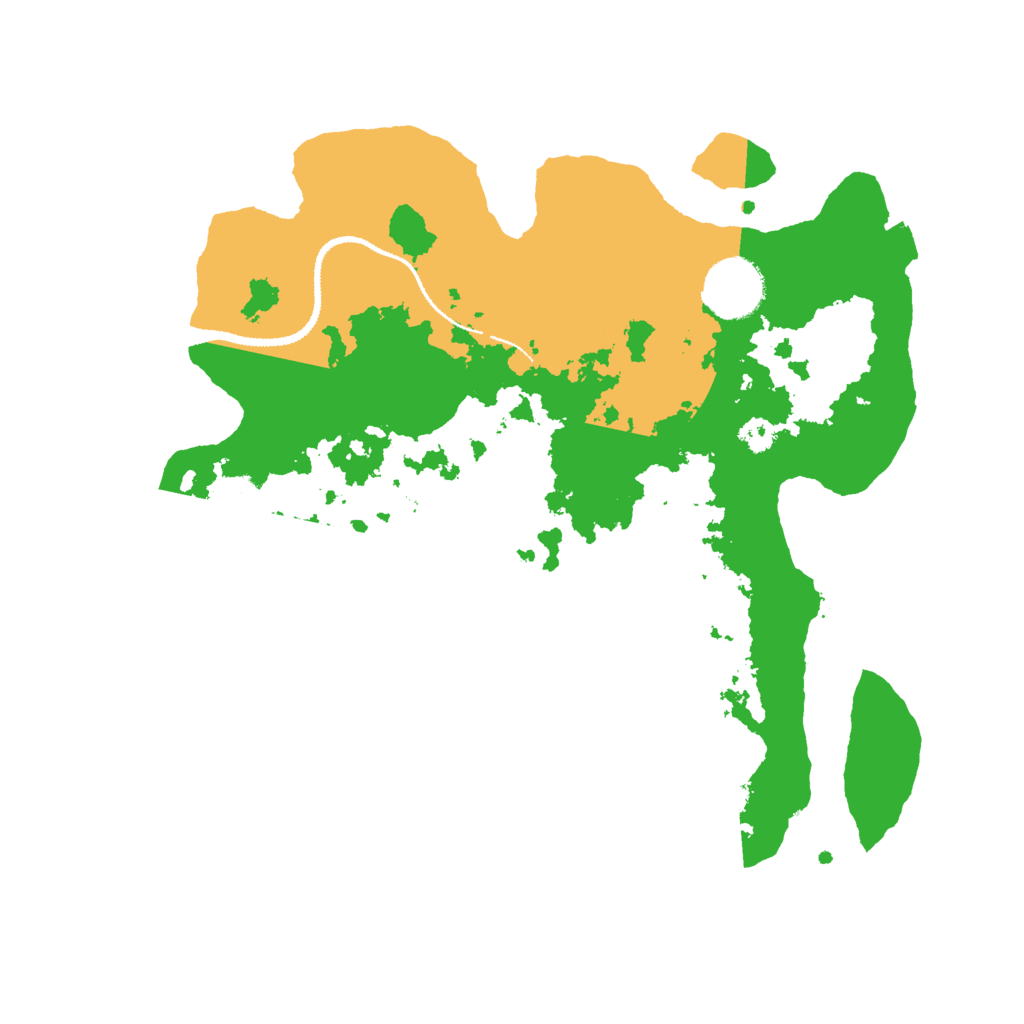 Biome Rust Map: Procedural Map, Size: 3000, Seed: 30433