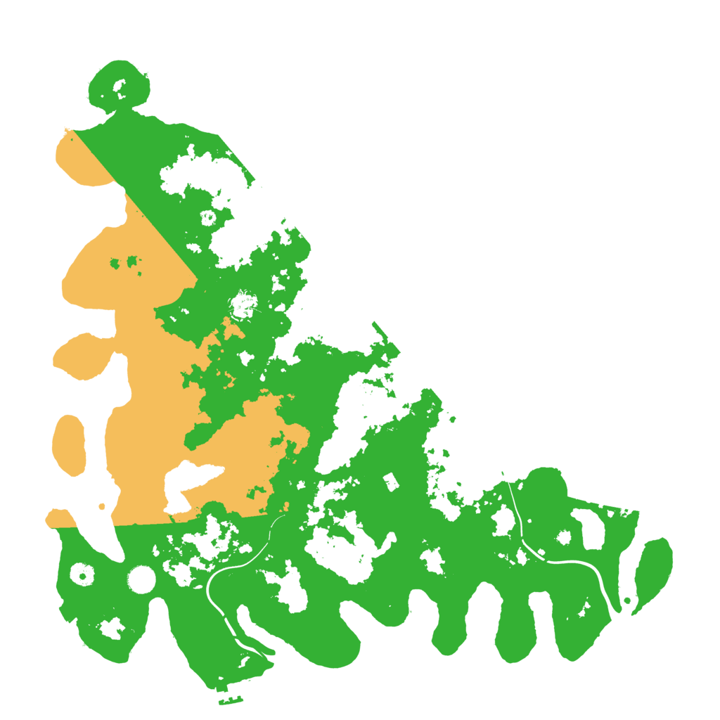 Biome Rust Map: Procedural Map, Size: 4500, Seed: 594532495