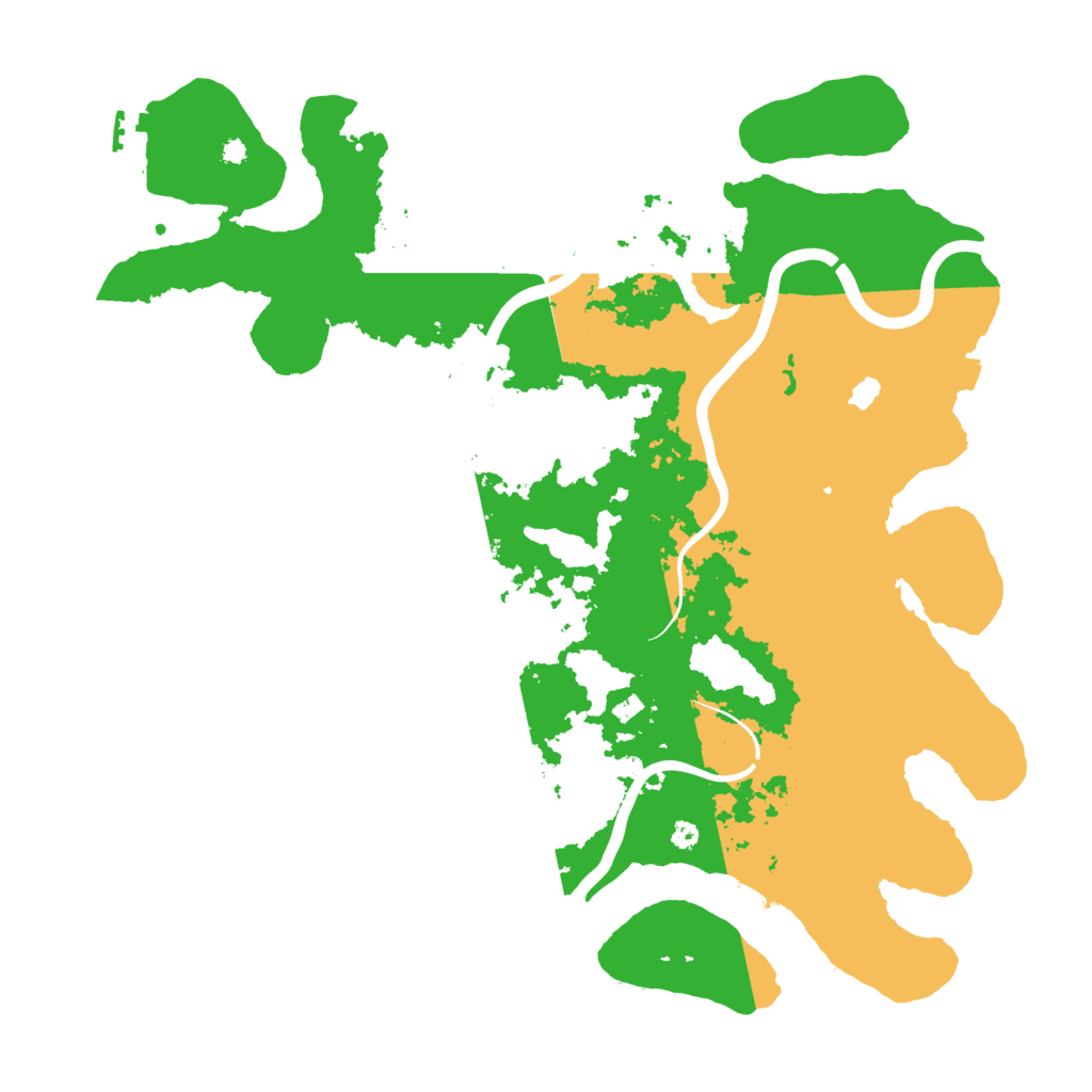 Biome Rust Map: Procedural Map, Size: 4000, Seed: 3986227