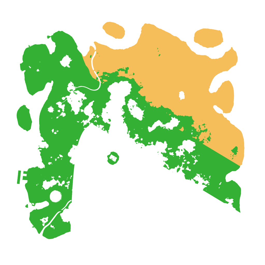 Biome Rust Map: Procedural Map, Size: 4000, Seed: 10079561