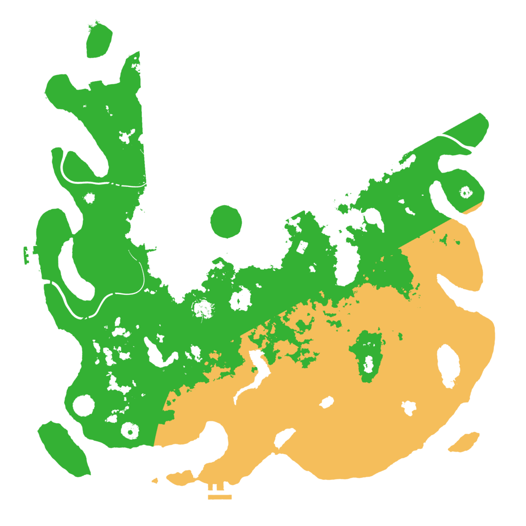 Biome Rust Map: Procedural Map, Size: 4500, Seed: 254341618