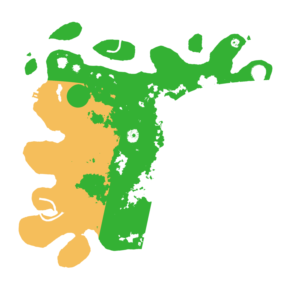 Biome Rust Map: Procedural Map, Size: 3500, Seed: 67693224