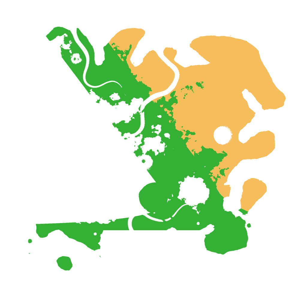 Biome Rust Map: Procedural Map, Size: 3000, Seed: 89275