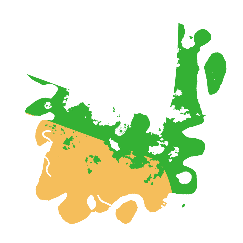 Biome Rust Map: Procedural Map, Size: 3500, Seed: 643982973