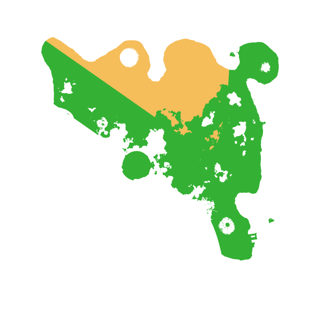 Biome Rust Map: Procedural Map, Size: 3000, Seed: 73243243