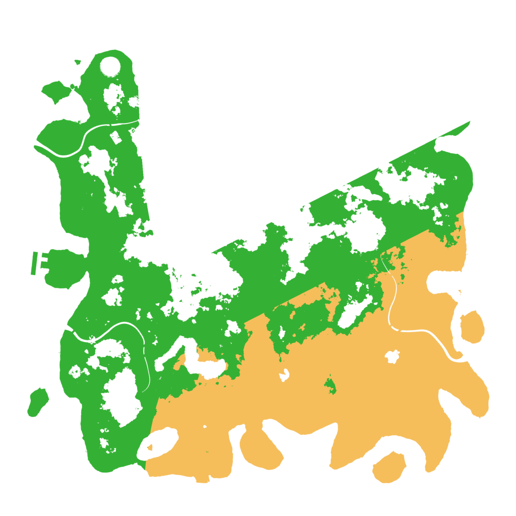 Biome Rust Map: Procedural Map, Size: 4500, Seed: 818570931