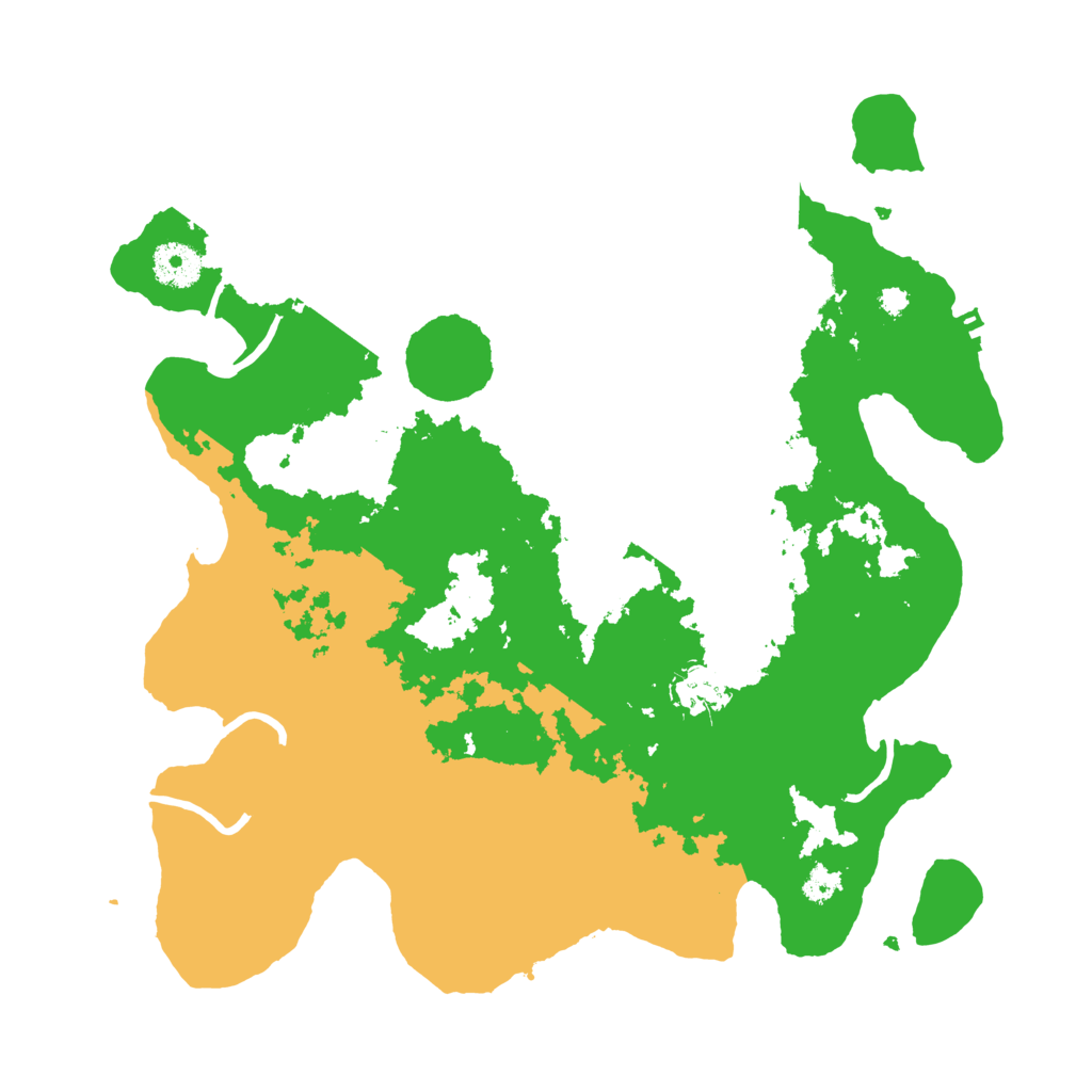 Biome Rust Map: Procedural Map, Size: 3500, Seed: 84682712