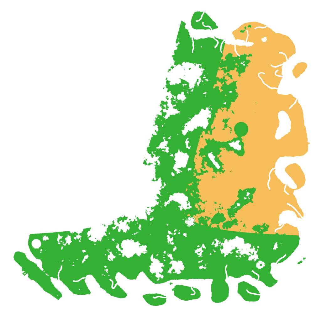 Biome Rust Map: Procedural Map, Size: 6000, Seed: 6144