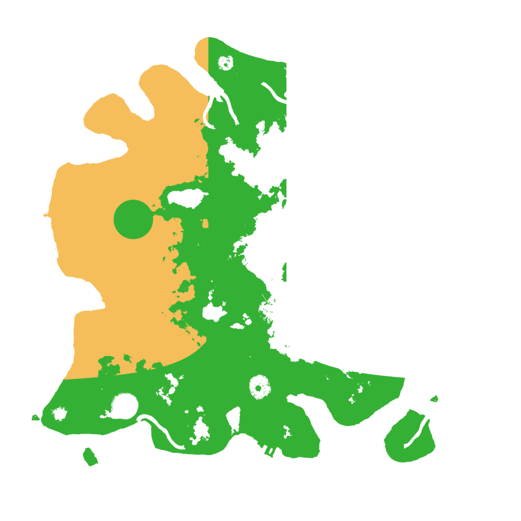 Biome Rust Map: Procedural Map, Size: 3500, Seed: 1603928487