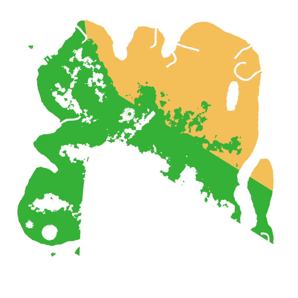 Biome Rust Map: Procedural Map, Size: 3500, Seed: 22406742