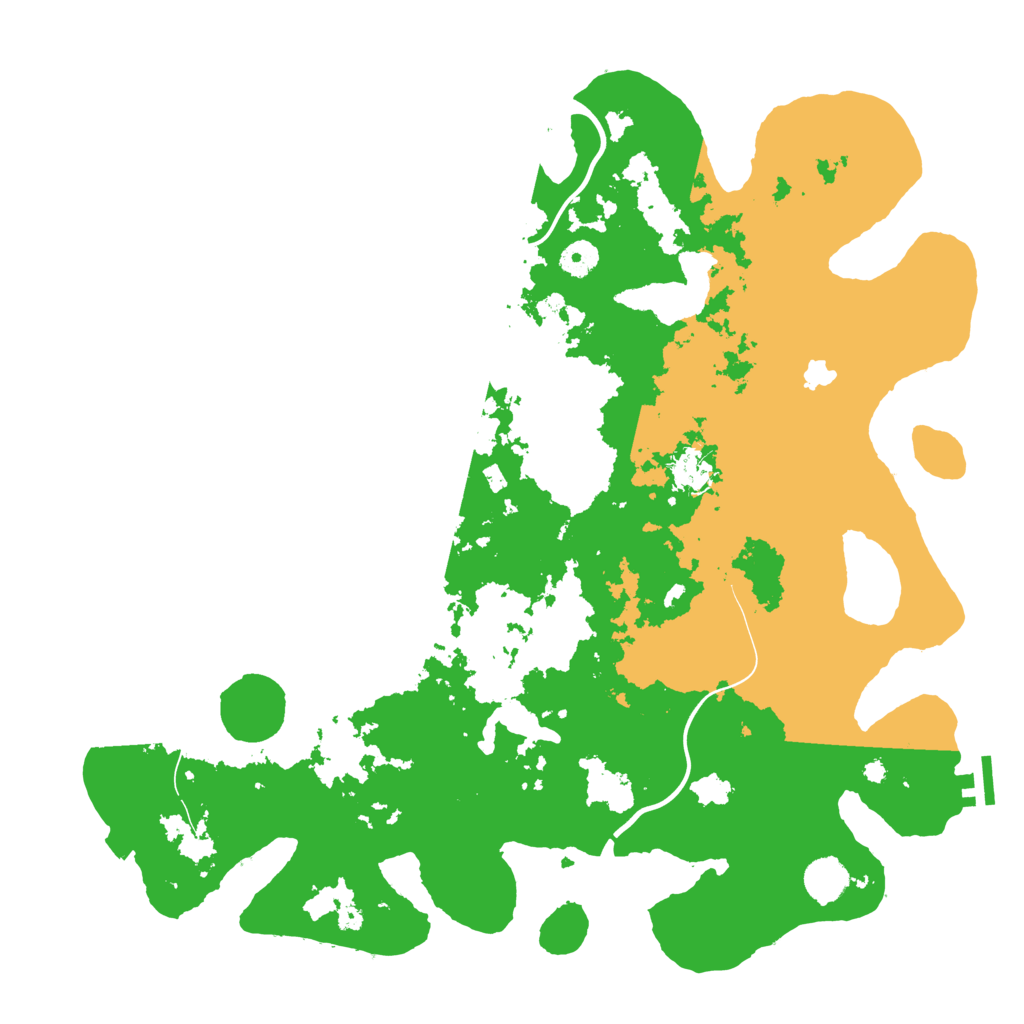 Biome Rust Map: Procedural Map, Size: 4200, Seed: 1858129322