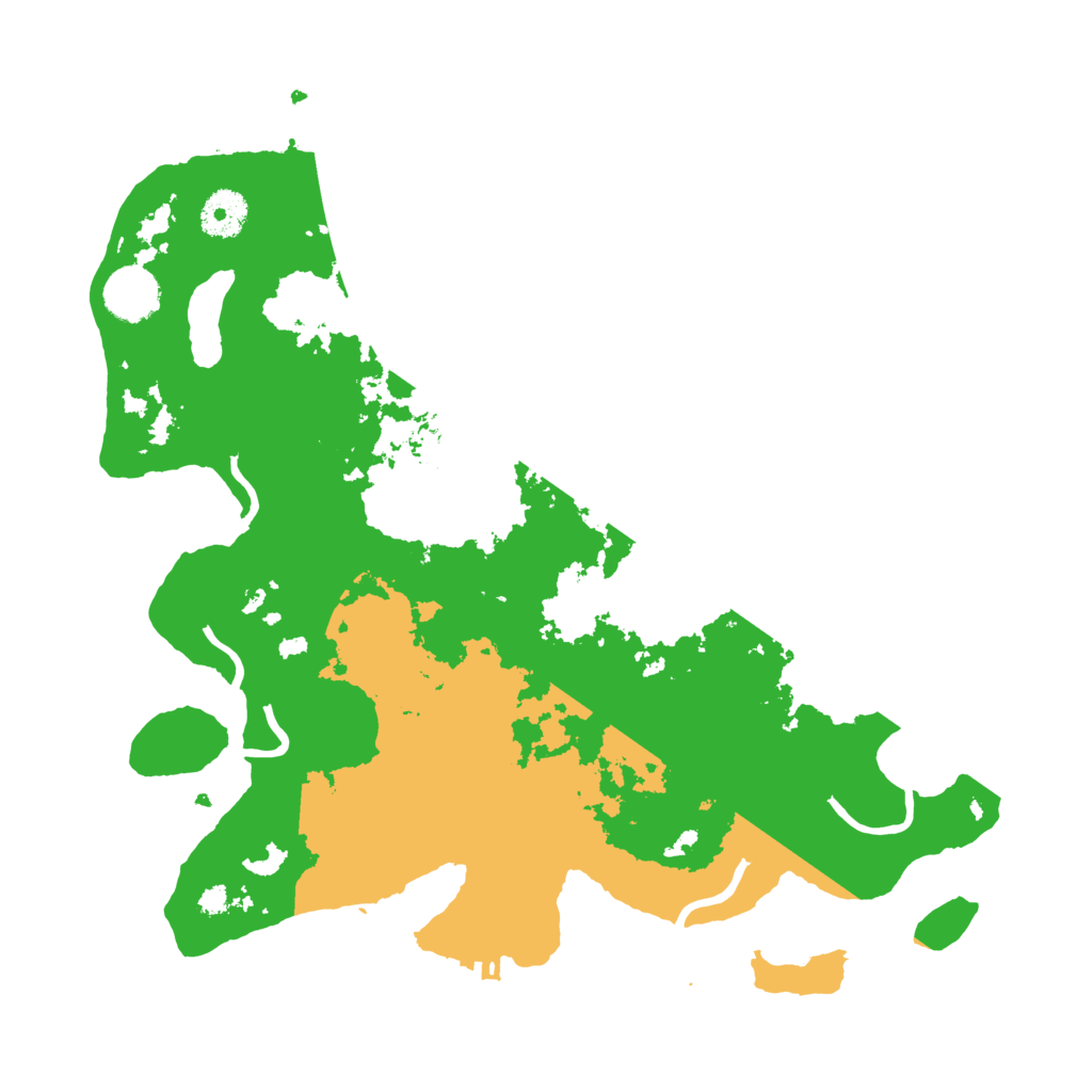 Biome Rust Map: Procedural Map, Size: 3500, Seed: 20108377