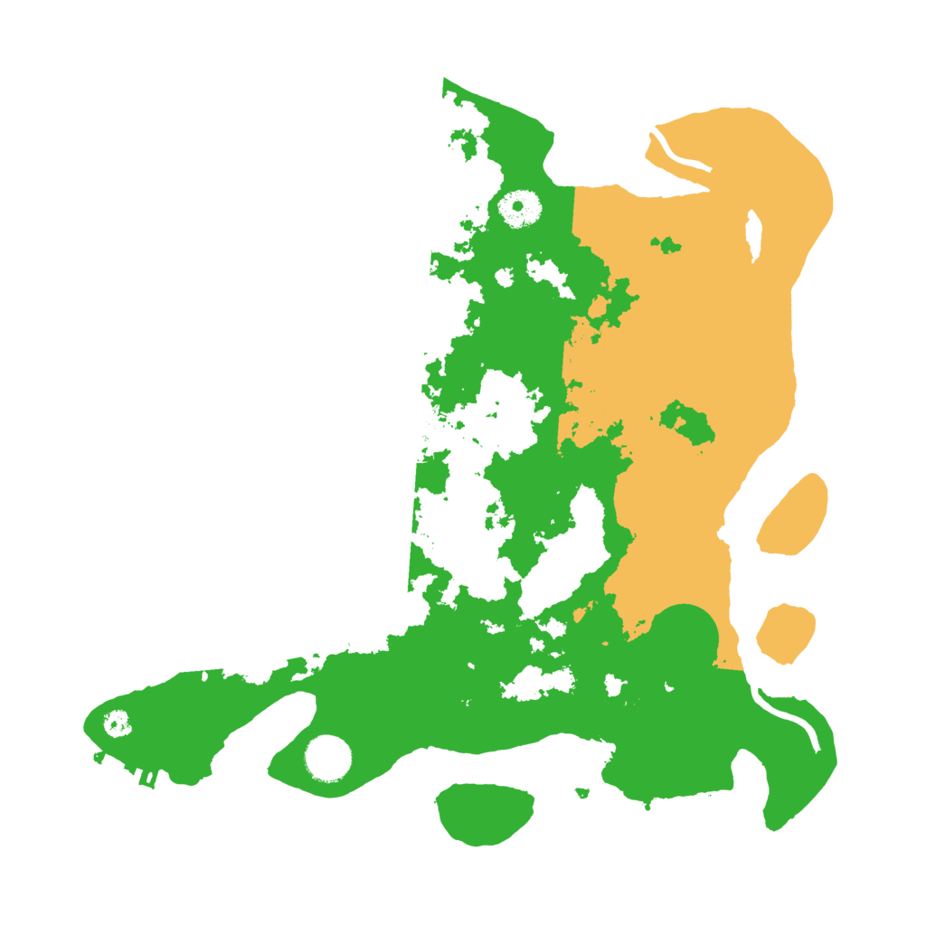 Biome Rust Map: Procedural Map, Size: 3500, Seed: 533531445