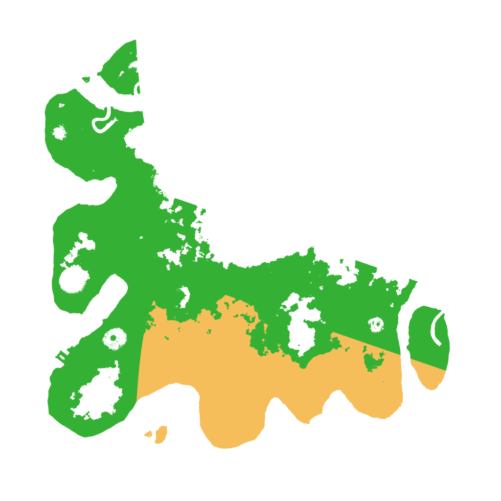 Biome Rust Map: Procedural Map, Size: 3400, Seed: 25003708