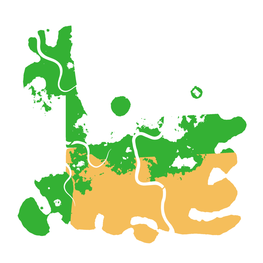 Biome Rust Map: Procedural Map, Size: 3750, Seed: 1395869823