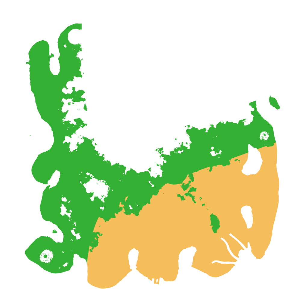 Biome Rust Map: Procedural Map, Size: 3500, Seed: 606926753