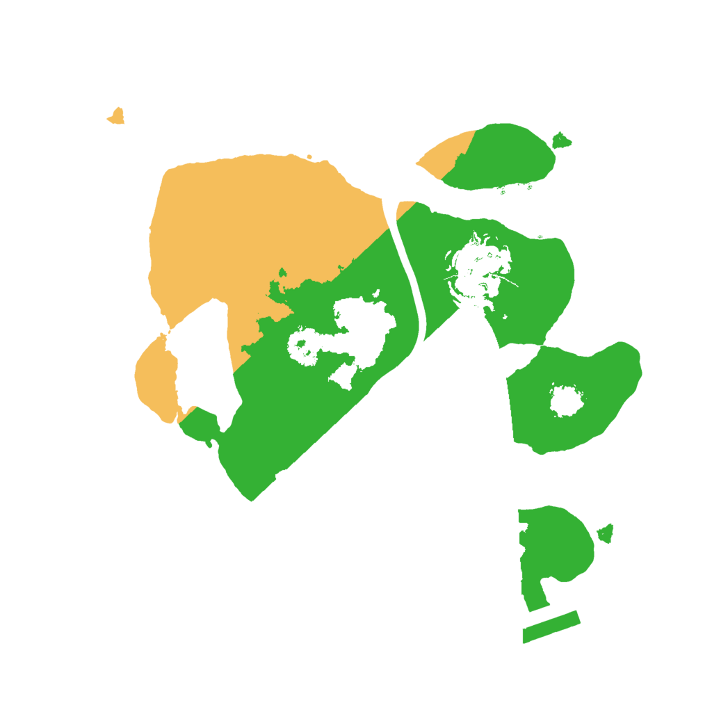 Biome Rust Map: Procedural Map, Size: 2000, Seed: 27964435