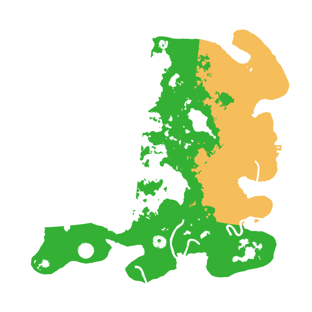Biome Rust Map: Procedural Map, Size: 3500, Seed: 582689541