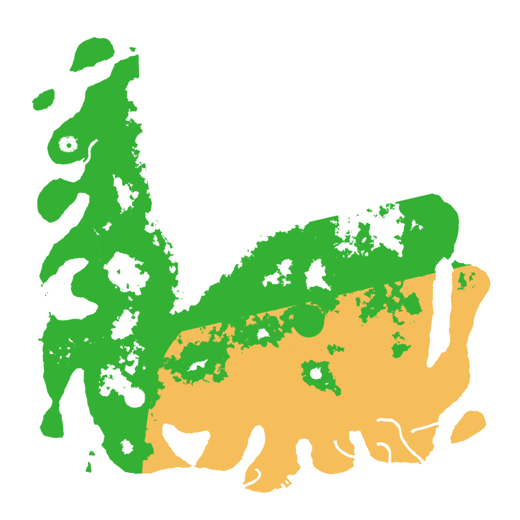 Biome Rust Map: Procedural Map, Size: 4500, Seed: 224905252