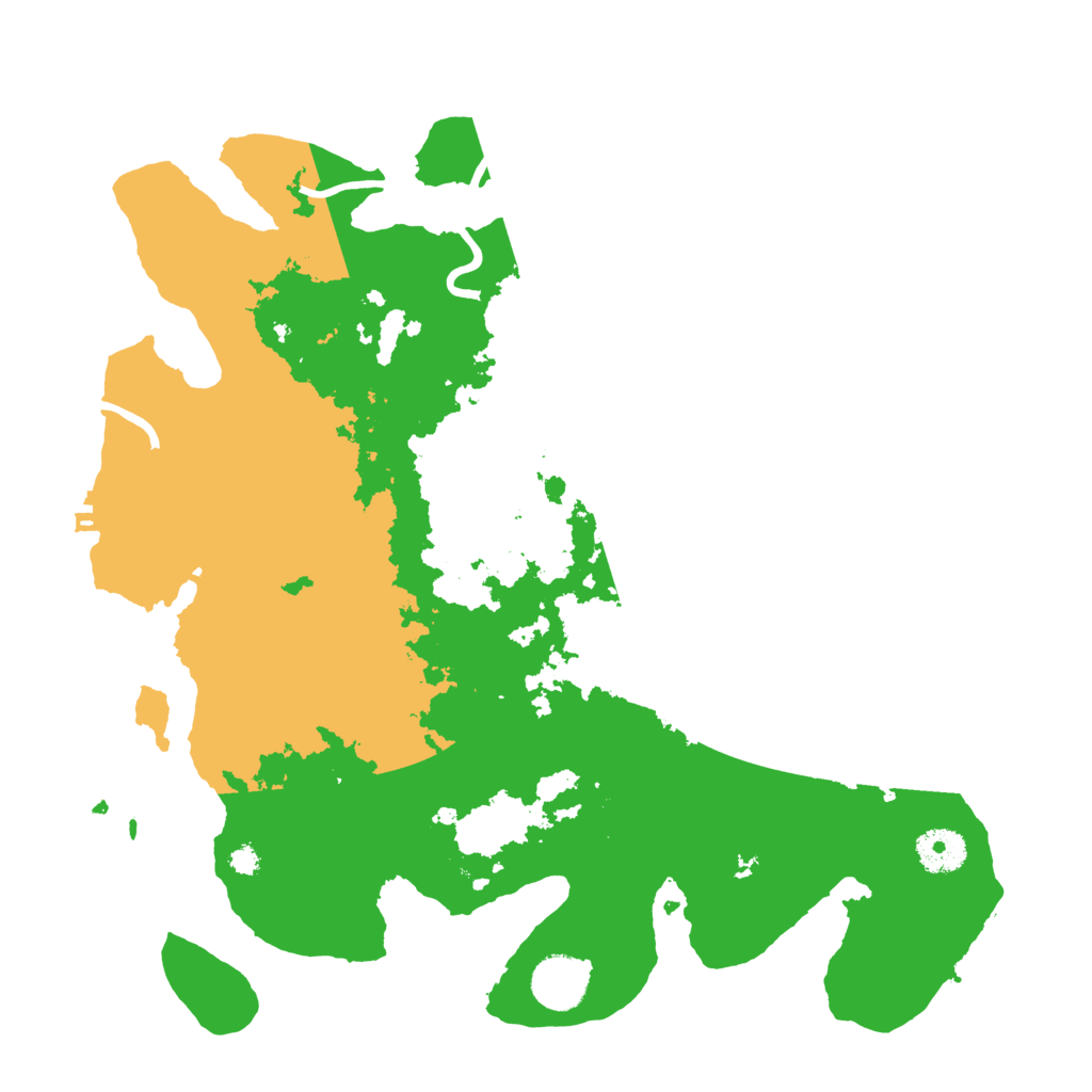 Biome Rust Map: Procedural Map, Size: 3500, Seed: 1491299691