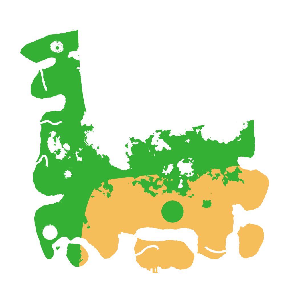 Biome Rust Map: Procedural Map, Size: 3500, Seed: 857397875