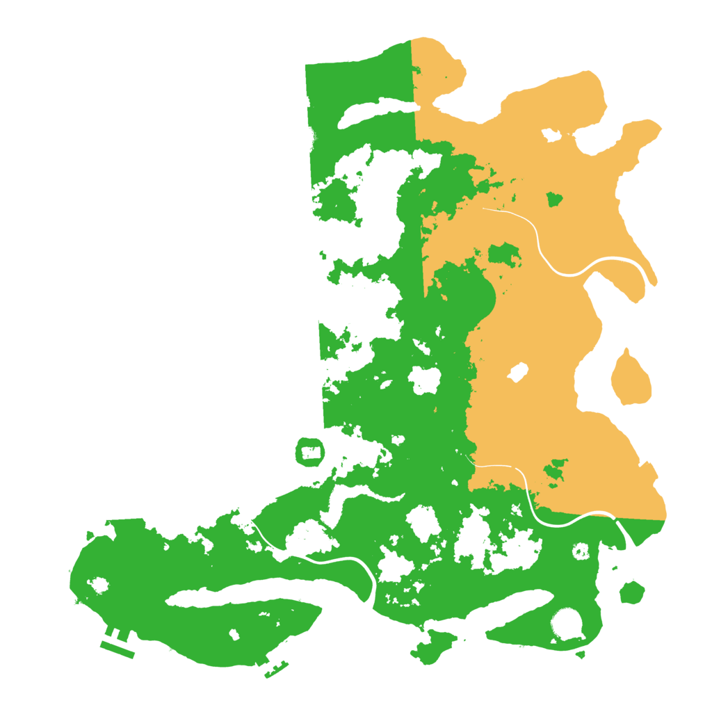 Biome Rust Map: Procedural Map, Size: 4100, Seed: 171010150