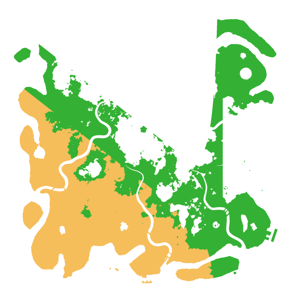 Biome Rust Map: Procedural Map, Size: 4500, Seed: 1098528808